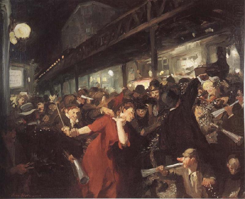 Election at night, John sloan